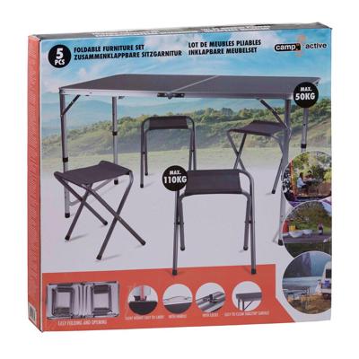 Meubelset Inklapbaar 120x60cm, 5dlg. Meubelset Inklapbaar 120x60cm, 5dlg.