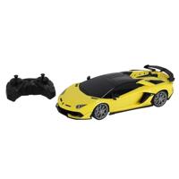 Kool Speed Rc lamborghini aventador svj roadster 1:16 + licht geel - thumbnail