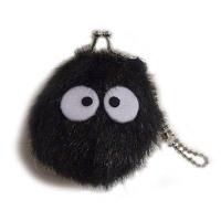 My Neighbor Totoro Mini Plush Coin Purse Soot Sprite 8 cm - thumbnail