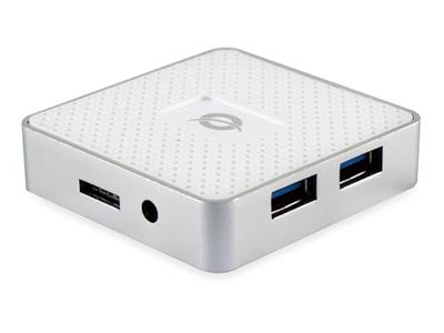 Conceptronic HUBBIES03W USB 3.2 Gen 1-hub 4 poorten Wit