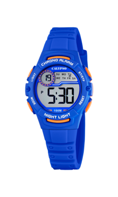 Horlogeband Calypso K5852-3 Kunststof/Plastic Blauw