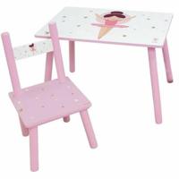 Set met kindertafel en stoelen Fun House Dancer Ballerina Kinderen - thumbnail