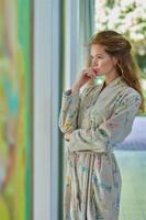 Pip Studio Pip Studio Les Fleurs Bathrobe Khaki XXL - thumbnail