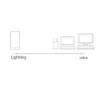 Ewent USB-A naar lighting kabel 1m - thumbnail