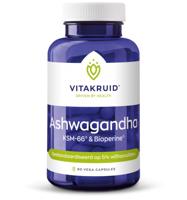 Vitakruid Ashwagandha 5% withanoliden KSM-66® & Bioperine® 60 - thumbnail