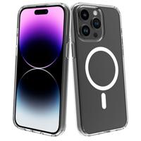 Telefoonhoes Muvit for Change iPhone 15 Pro Max Clear Magnetisch - thumbnail