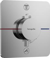 Hansgrohe ShowerSelect Comfort Q thermostaat inbouw voor 2 functies met geïntergreerde zekerheidscombinatie volgens EN1717, chroom - thumbnail