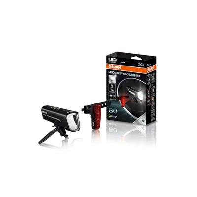 Osram Automotive RACE 80 SET Fietsverlichtingsset LED werkt op een accu Zwart Osram Automotive RACE 80 SET Fietsverlichtingsset LED werkt op een accu Zwart