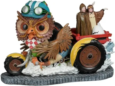 Carnaval car owl l18xb9,5xh12,5 cm Luville - Luville Carnaval car owl l18xb9,5xh12,5 cm Luville - Luville