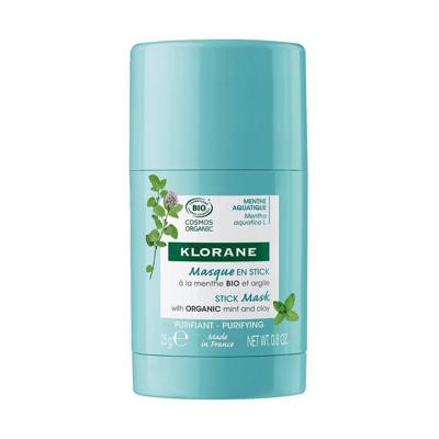 Klorane Masque en stick à la Menthe aquatique BIO & argile 25gr