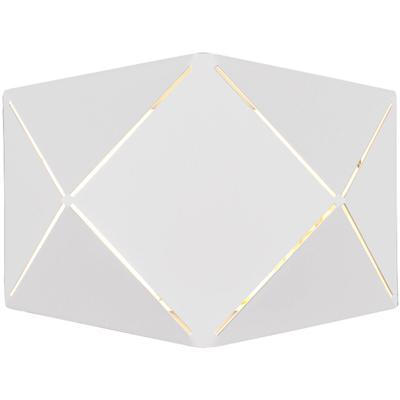 LED Wandlamp - Wandverlichting - Trion Zanda - 6W - Warm Wit 3000K - Rond - Mat Wit - Aluminium