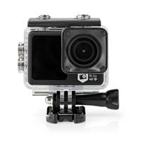 Nedis Action Cam | 4K@30fps | 16 MPixel | Waterbestendig tot: 30.0 m | 90 min | Wi-Fi | App beschikbaar voor: Android / IOS | Mounts inbegrepen | - thumbnail