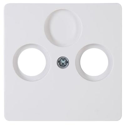 Kopp HK05 antennecontactdoos TV/Radio wit glanzend