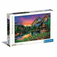 Clementoni puzzel alpine lake, 6000st. - thumbnail