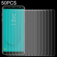 50 stuks 0.26 mm 9H 2.5 D gehard glas film voor Galaxy J6 geen retail pakket - thumbnail