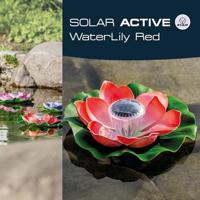 FIAP 3206-4 SOLAR ACTIVE WaterLily Red Decoratieve lamp op zonne-energie LED LED vast ingebouwd Rood - thumbnail