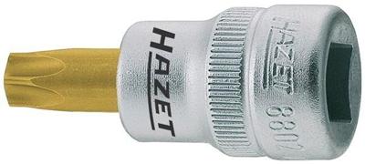 HAZET Dopsleutelbit 8802-T50 · 3/8 inch (10 mm) vierkant hol · Binnen-TORX®-profiel · SW T50