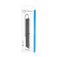 USB-HUB Aisens ASUC-13P042-GR Grijs 100 W - thumbnail