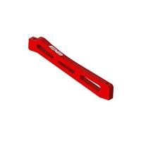 Arrma - Front Center Aluminum Chassis Brace, 98mm Red: EXB (ARA320564) - thumbnail