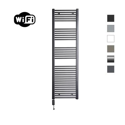 Elektrische Radiator Sanicare HWV Met Wifi 172x45 cm Gunmetal 920W Met Thermostaat Zwart Linksonder Sanicare Elektrische Radiator Sanicare HWV Met Wifi 172x45 cm Gunmetal 920W Met Thermostaat Zwart Linksonder Sanicare