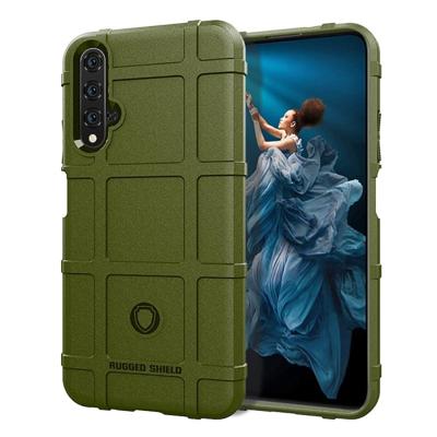 Schokbestendige beschermer cover volledige dekking siliconen case voor Huawei Honor 20 (groen)