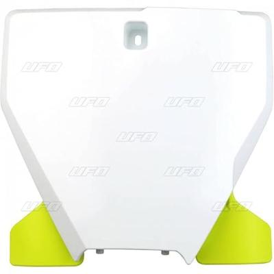 UFO PLAST startnummerbord start number plate ufo husqvarna white