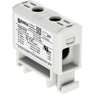 Ouneva Group VC05-0191 Verdeelblok Schroeven Grijs 1 stuk(s)