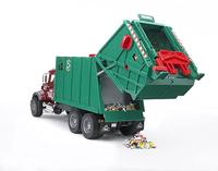 bruder MACK Granite vuilniswagen modelvoertuig - thumbnail