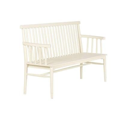 Bank Home ESPRIT Crème Mangohout Hout MDF 150 X 50 X 98 CM Bank Home ESPRIT Crème Mangohout Hout MDF 150 X 50 X 98 CM