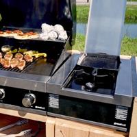 Grandhall zijbrander voor inbouw barbecues - thumbnail