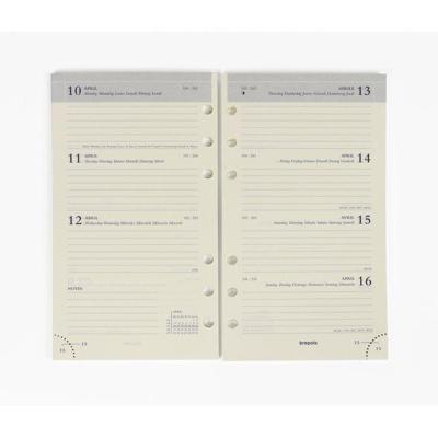 Agendavulling 2026 Brepols Brefax 17 7dagen/2pagina&apos;s