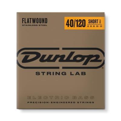 Dunlop DBFS40120S Flatwound Short Scale 40-120 voor 5-snarige basgitaar