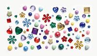 Mix strassteentjes, 800+ stuks FOLIA meerkleurig - thumbnail