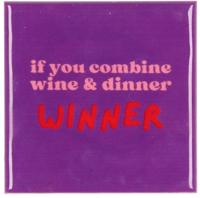 Tegeltje Winner 10x10x1cm - thumbnail