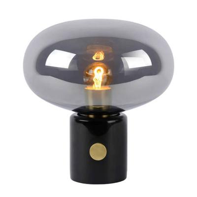 Lucide CHARLIZE - Tafellamp - Ø 23 cm - 1xE27 - Zwart