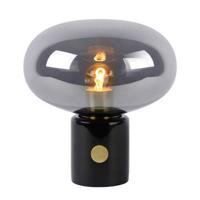 Lucide CHARLIZE - Tafellamp - Ø 23 cm - 1xE27 - Zwart - thumbnail