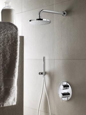 Hotbath Thermostatische Inbouw Douche Set Buddy Met 2-Weg-Stop-Omstel Ibs 1A - Chroom Hotbath Thermostatische Inbouw Douche Set Buddy Met 2-Weg-Stop-Omstel Ibs 1A - Chroom