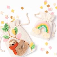 DIY-doos van vilt RAINBOW EDITION FOLIA, 36 stuks meerkleurig - thumbnail