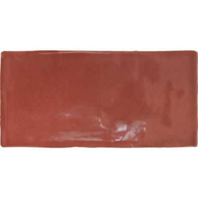 Wandtegel Atlas Garnet Brillo 7.5x15 cm Glans Rood J-Stone