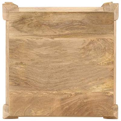 VidaXL Bijzettafel 45x45x40 cm massief mangohout