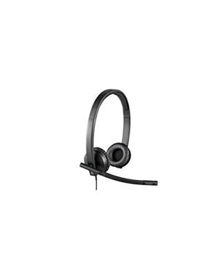 Hoofdtelefoon met Hoofdband Logitech 981-000575 Zwart