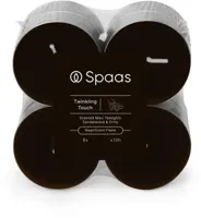 Spaas Maxi Geurtheelichten Blokverpakking X8 10u - Twinkling Touch - thumbnail