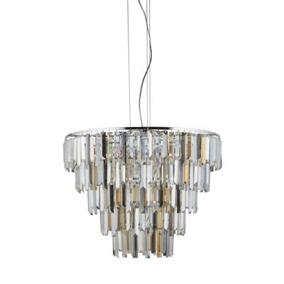 Searchlight Grote kroonluchterClarissa Ø 65cm - 1229-9CC