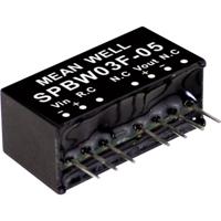 MEAN WELL SPBW03F-05 DC/DC-convertermodule 600 mA 3 W Aantal uitgangen: 1 x Inhoud 1 stuk(s) - thumbnail