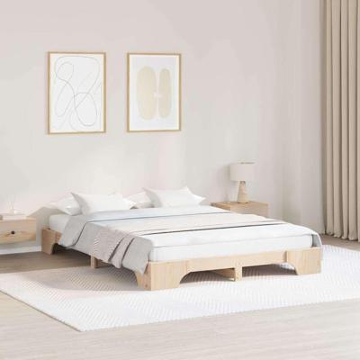 Bedframe Massief grenenhout 160 x 200 cm Massief grenenhout