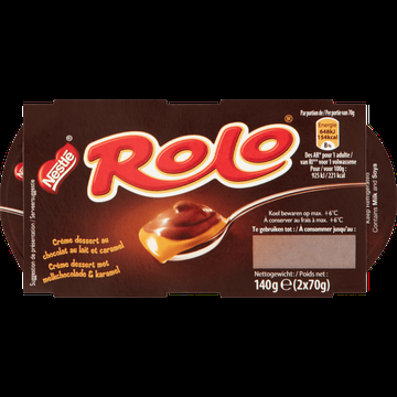 Rolo Creme Dessert met Melkchocolade & Karamel 2 x 70 g bij Jumbo