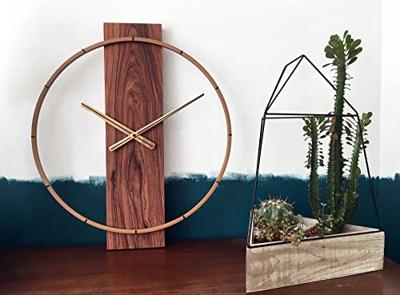 NeXtime NE-3195BR Wandklok 50.8x58.2x4.3, Hout/Steel, Bruin NeXtime NE-3195BR Wandklok 50.8x58.2x4.3, Hout/Steel, Bruin