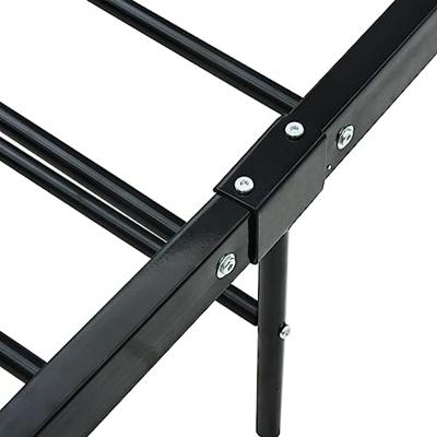 VidaXL Bedframe metaal zwart 90x200 cm