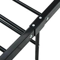 Bedframe metaal zwart 90x200 cm - thumbnail