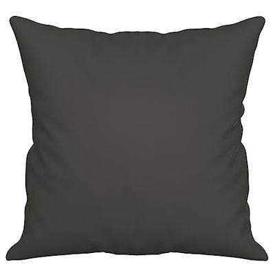Sierkussens 2 st 40x40 cm microvezelstof donkergrijs